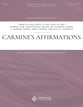 Carmine's Affirmations SATB choral sheet music cover